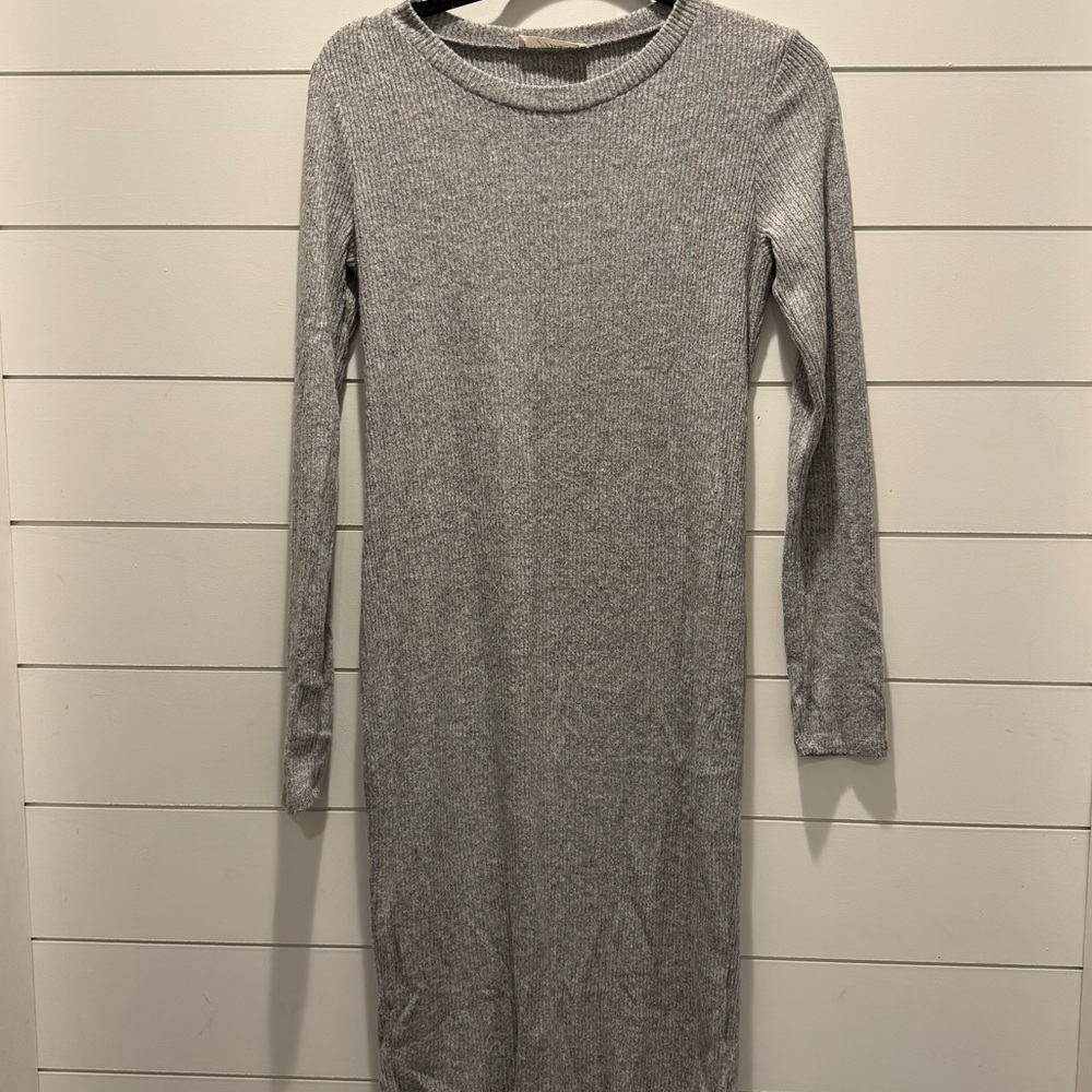 Hello MIZ Maternity Long Sleeve Dress, Size Small